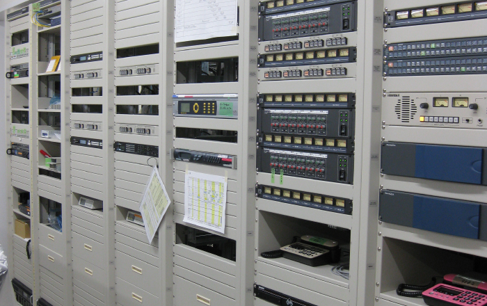 放送局向け放送システムの検査